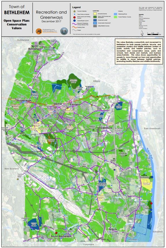 Recreation and Greenways Map_Open Space Plan_2017