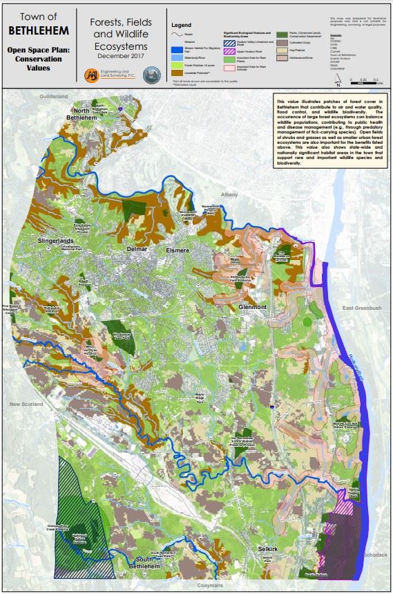 Forests Fields Wildlife Ecosystems Map_Open Space Plan_2017